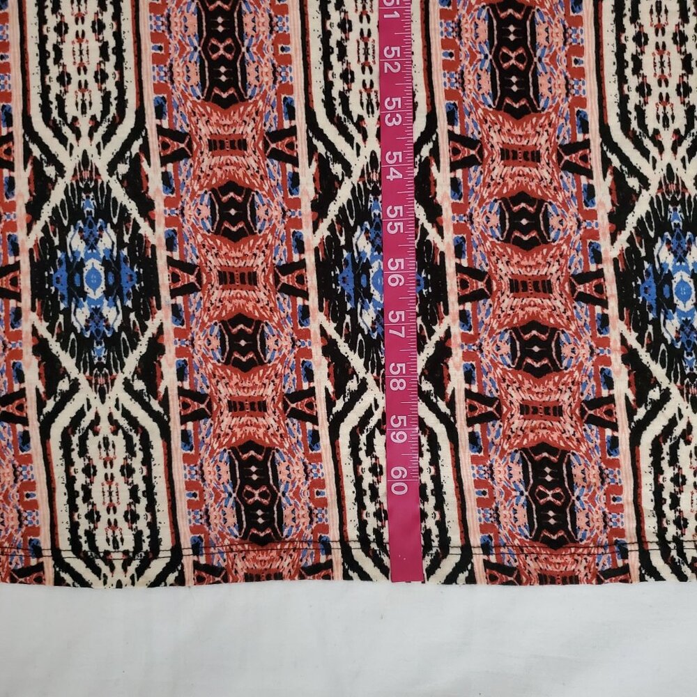 Forever 21 Women's Multicolor Aztec Print Spaghetti Strap Maxi Dress Size Large - Picture 6 of 11